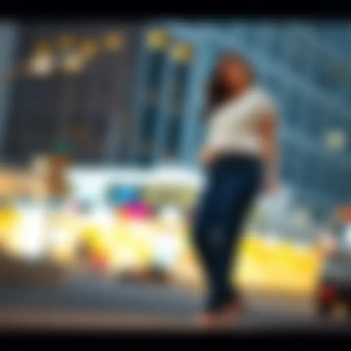 Chic Styling with Plus Size Pants Chic plus size pull on straight leg pants styled with a blouse