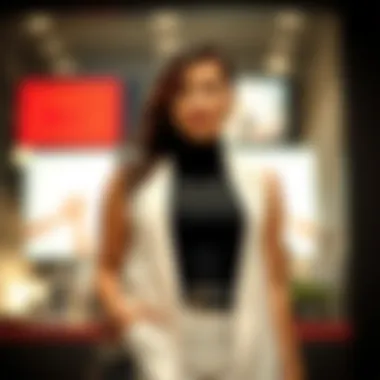 Chic Styled Outfit with Sleeveless Turtleneck Chic outfit showcasing a plus size sleeveless turtleneck styled for an event