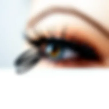 Rich Texture of SheGlam Mascara Swatch of SheGlam mascara on a pristine surface