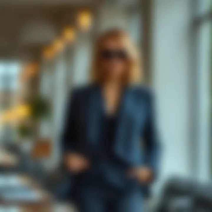 Comfortable yet elegant size 18 office outfit for everyday wear