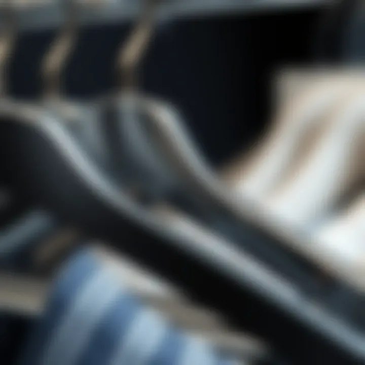 Durability and Craftsmanship of Stainless Steel Hangers Close-up of stainless steel pants hangers demonstrating durability and craftsmanship