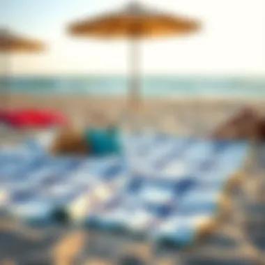 Eco-Friendly Beach Blanket Options An eco-friendly portable beach blanket made from sustainable materials