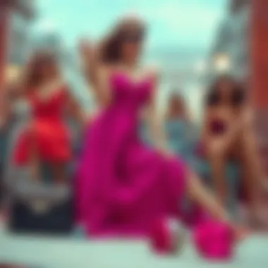 Iconic accessories that complement 60s disco dresses, enhancing the overall look.