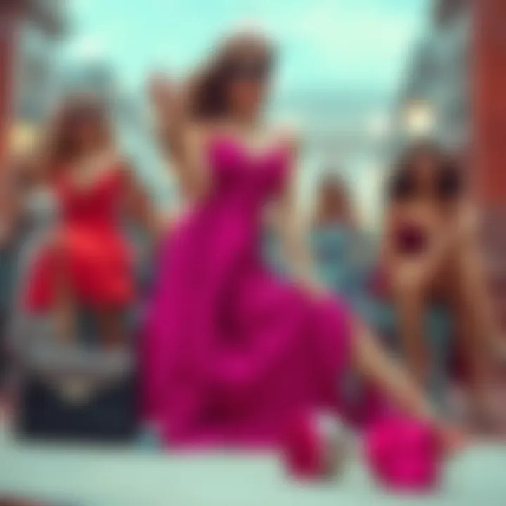 Iconic accessories that complement 60s disco dresses, enhancing the overall look.