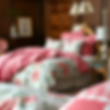 Variety of colors and patterns in French duvet cover designs