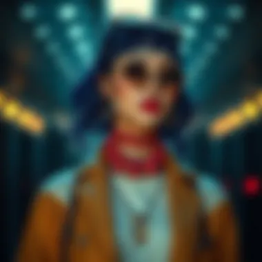 Transformative Vibrancy of Funky Accessories Vibrant accessories transforming modern outfits