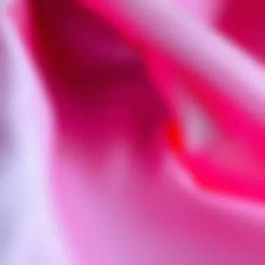 Textural Beauty of Silk Fabric Close-up of silk fabric showcasing texture and color