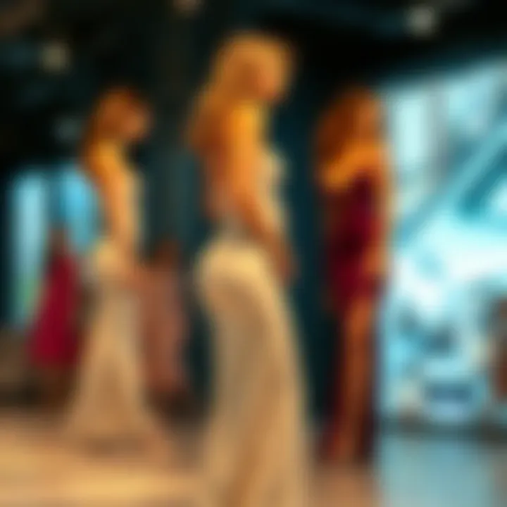 Silhouettes demonstrating body types that suit slim dresses