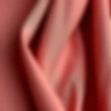 A close-up of fabric textures ideal for slim dresses