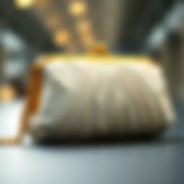 Notable The Allure of the White and Gold Clutch Purse Notable The Allure of the White and Gold Clutch Purse