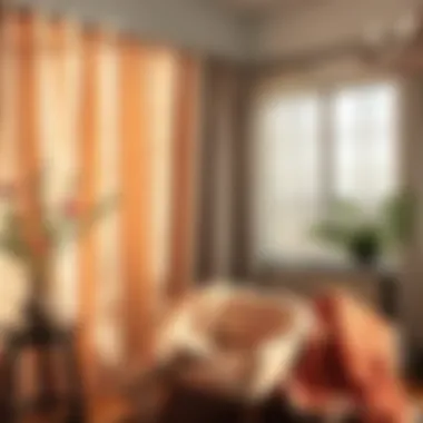 Sustainable Fabrics for Vintage Curtains Sustainable fabric swatches displayed alongside vintage curtain samples