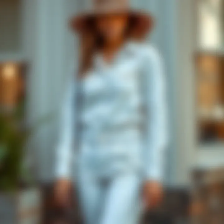 Versatile outfit combinations with white denim overalls