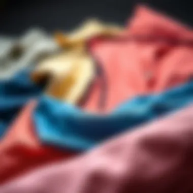 Diverse Fabrics in Fashion A variety of fabrics used in form-fitting attire