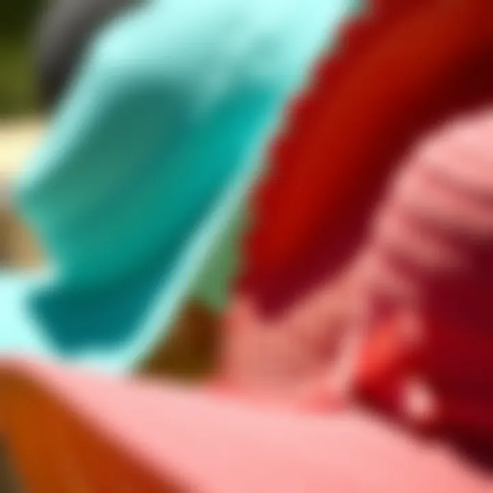 Diverse Materials for Sun Protection Close-up of different materials used in sun hats