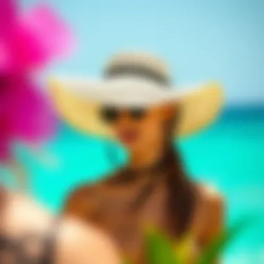 Creative Styling Tips for Sun Hats Fashionable styling tips for sun hats displayed creatively