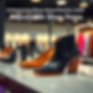 Stylish shoes displayed with shoe trees for enhanced aesthetics