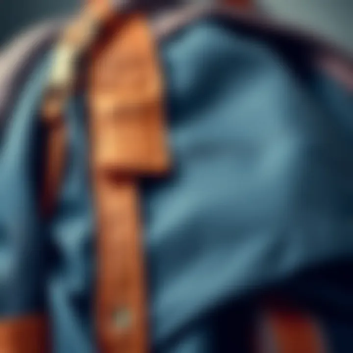 Durable Materials for Backpacks Close-up of durable materials used in backpacks