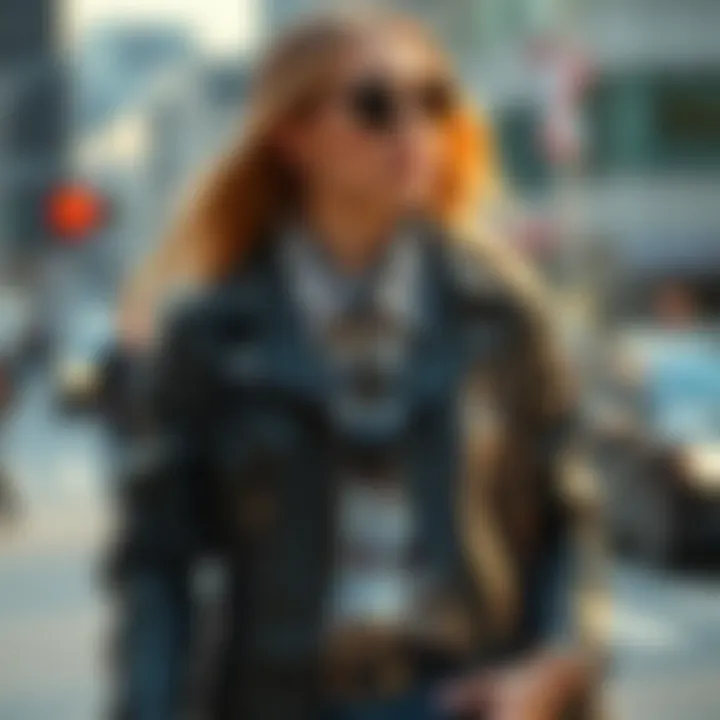 Accessorizing Your Commuter Jacket A fashionable commuter jacket paired with accessories