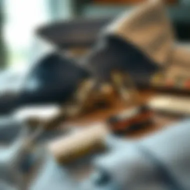 Diverse Shirt Clips Various types of clips designed for shirts displayed aesthetically.