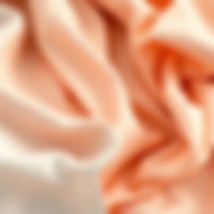 Swatches of Different Nightgown Fabrics Soft fabric swatches showcasing various nightgown materials