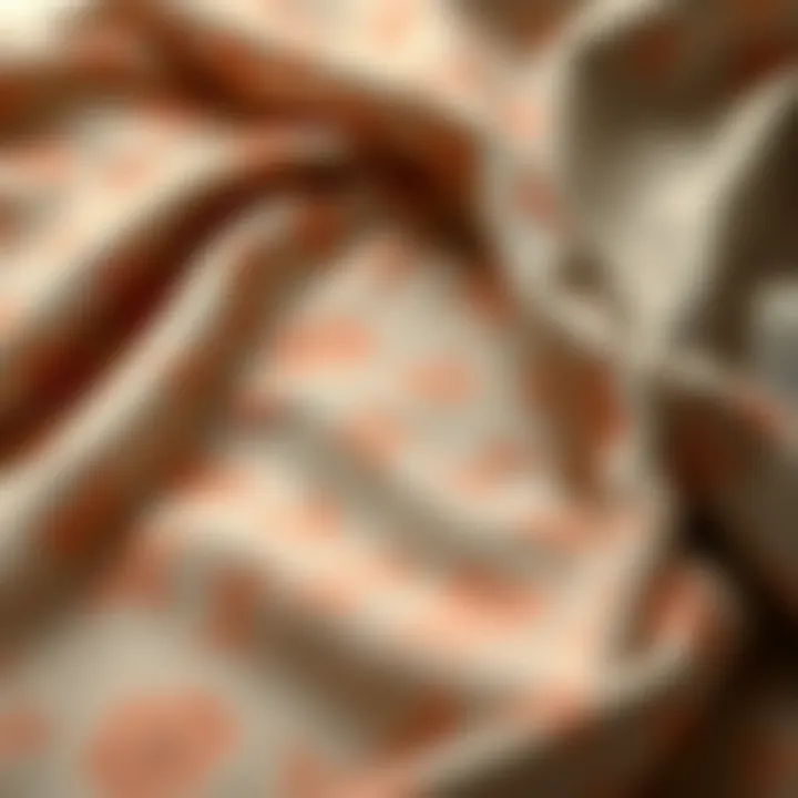 Fabric Swatch Collection for Mandarin Collar Gowns Variety of fabric swatches suitable for mandarin collar gowns