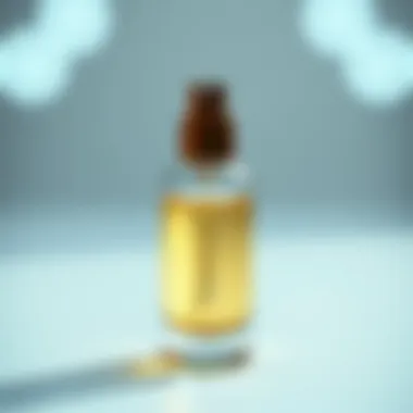 Stylish Details of a Pocket Perfume Bottle Close-up of a stylish refillable spray bottle