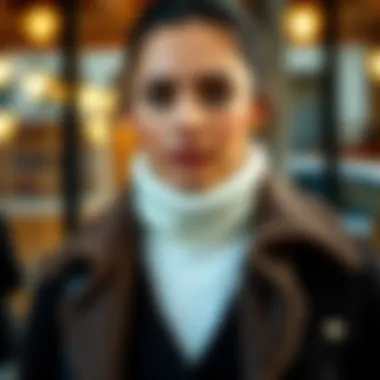 Warm and comfortable layering with turtlenecks