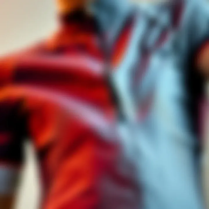 High-Performance Breathable Fabric A close-up of breathable fabric used in bike jerseys