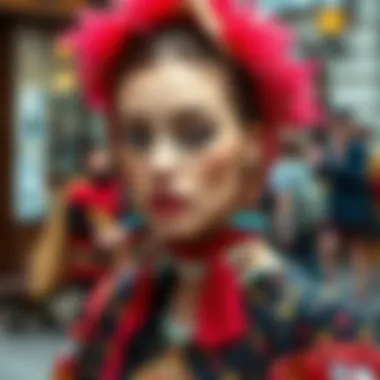 Contemporary Folklore in Style Modern fashion piece reflecting folklore elements