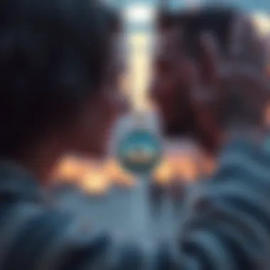 An emotional moment captured in a personalized pendant