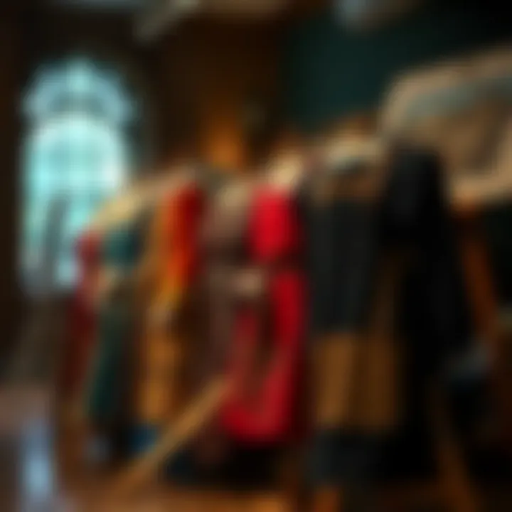 Historical evolution of painting aprons showcased in a visual timeline