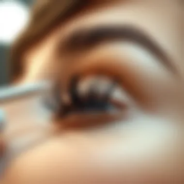 Eyelash Extensions: A Transformative Experience An elegant setup illustrating eyelash extensions process