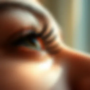 Natural Remedies for Enhancing Lash Health A serene scene showcasing natural remedies for lash enhancement