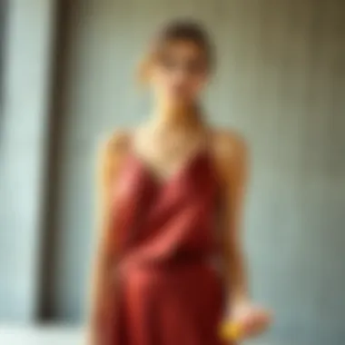 Layering with Satin Tank Dress Stylish layering with a satin tank dress