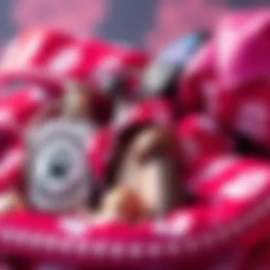 Collection of Accessories with Paw Print Designs A collection of accessories featuring paw print designs