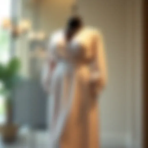 Elegant plus size jumpsuit draped on a stylish mannequin