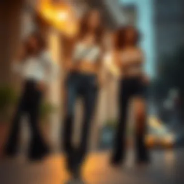 Variety of Split Thigh Pant Designs Variety of split thigh pant designs