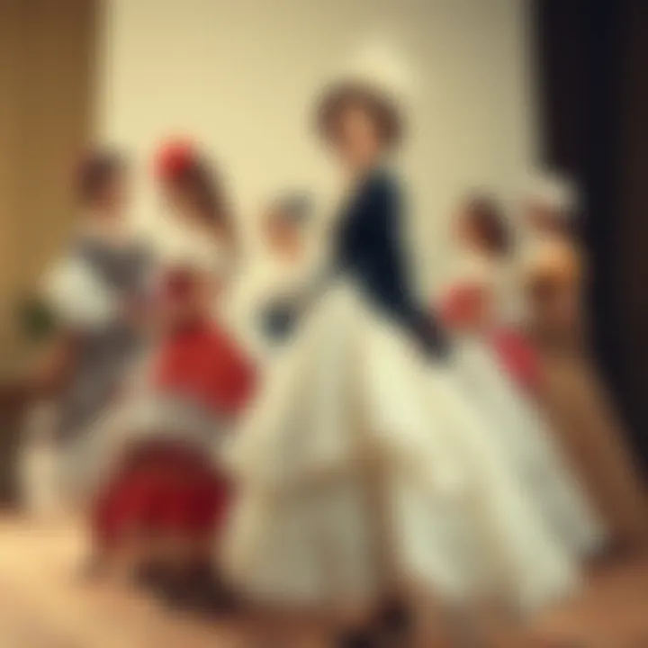 Evolution of Petticoats in Fashion History Historical illustration depicting the evolution of petticoats through various fashion eras