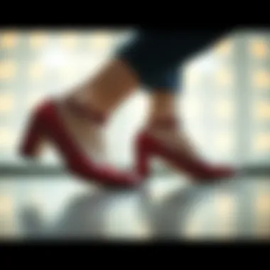 Contemporary Elegance in Mary Jane Shoes Elegant two-inch Mary Jane shoes showcasing contemporary design