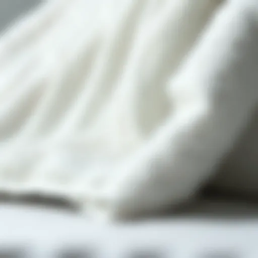 Close-up of antimicrobial quick dry towel showcasing texture