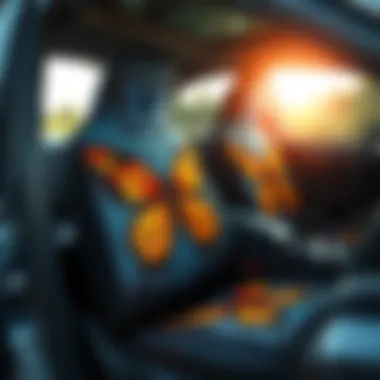 Design Variations of Butterfly Covers Variety of butterfly car seat cover designs