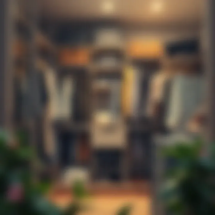 Optimizing Closet Ventilation A well-organized closet showcasing optimal ventilation solutions
