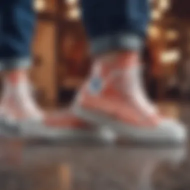 Styling Clear Converse with Fashion Trends Aesthetic appeal of clear converse shoes displayed with trendy outfits