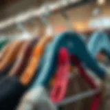 Different types of plastic clips for clothes hangers