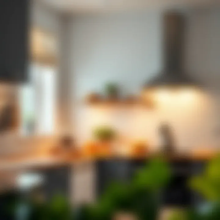 Maximizing Space in Modern Kitchens with Suction Cups Suction cup shelf in a stylish kitchen setting