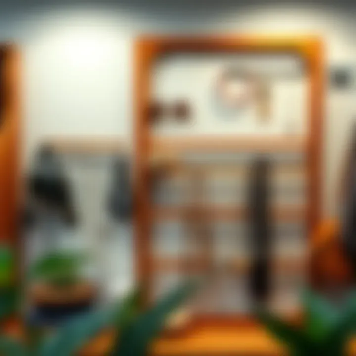 Stylish Wooden Jewelry Display Rack Stylish wooden jewelry display rack with various accessories