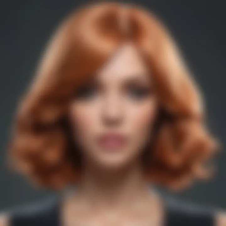 Stylish wig styling techniques demonstrated