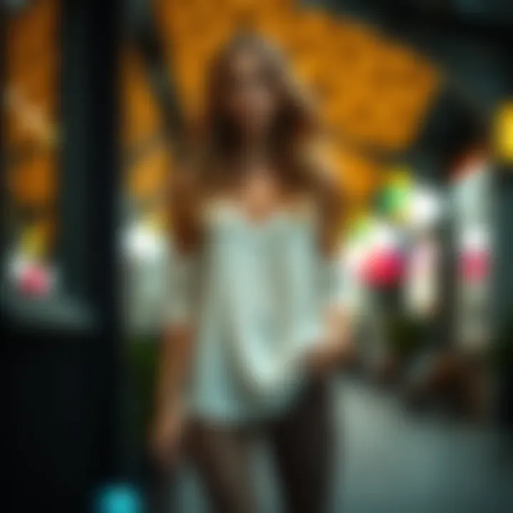 A stylish outfit featuring leopard leggings paired with a chic top